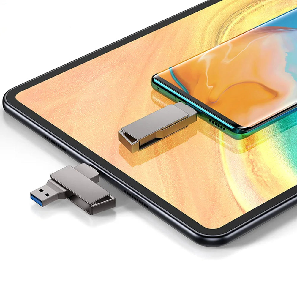 Външна памет USB-A 3.0 / USB-C Techsuit THSM20, 128Gb