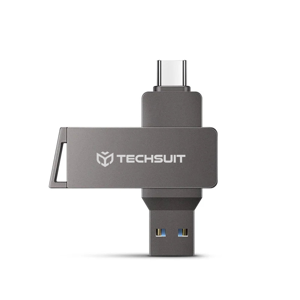 Външна памет USB-A 3.0 / USB-C Techsuit THSM20, 128Gb