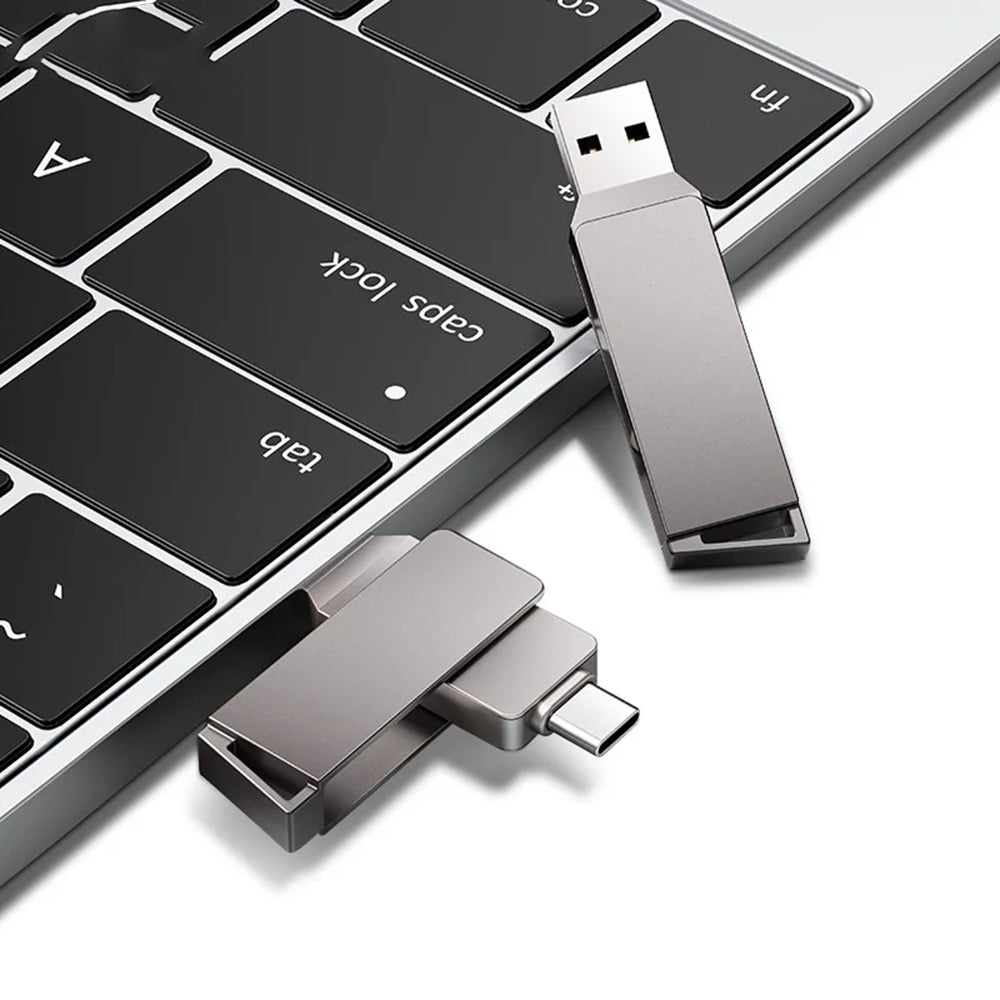 Външна памет USB-A 3.0 / USB-C Techsuit THSM20, 128Gb