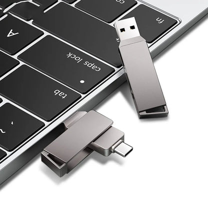 Външна памет USB-A 3.0 / USB-C Techsuit THSM20, 128Gb