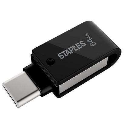 Външна памет USB-A 3.1 / USB-C Staples K23, 64Gb EKMMD64GK233CST
