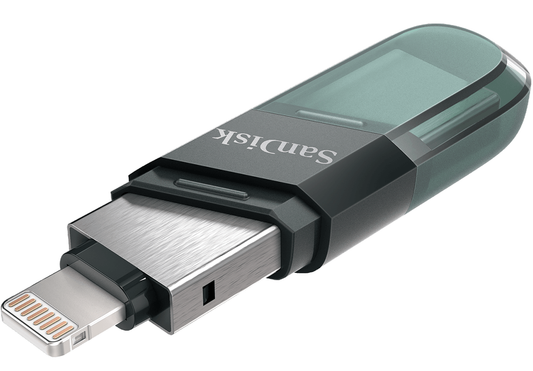 Външна памет USB-A 3.1 / Lightning SanDisk iXpand Flip, 64Gb SDIX90N-064G-GN6NN