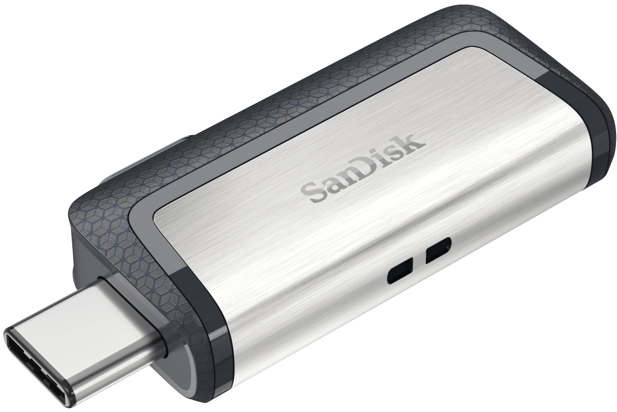 Външна памет USB-A 3.1 / USB-C SanDisk Ultra Dual, 128GB SDDDC2-128G-G46