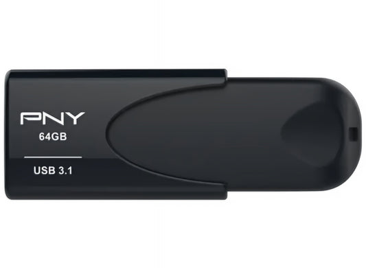 Външна памет USB-A 3.1 PNY Attache 4, 64Gb FD64GATT431KK-EF