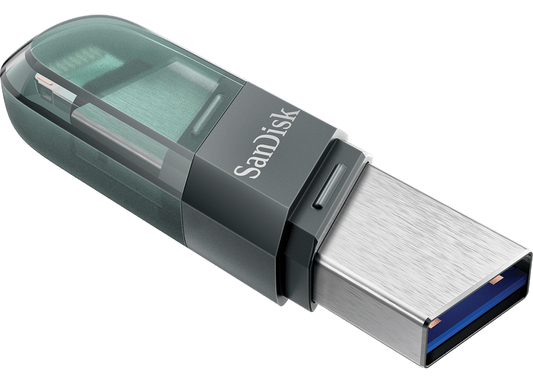 Външна памет USB-A 3.1 / Lightning SanDisk iXpand Flip, 64Gb SDIX90N-064G-GN6NN