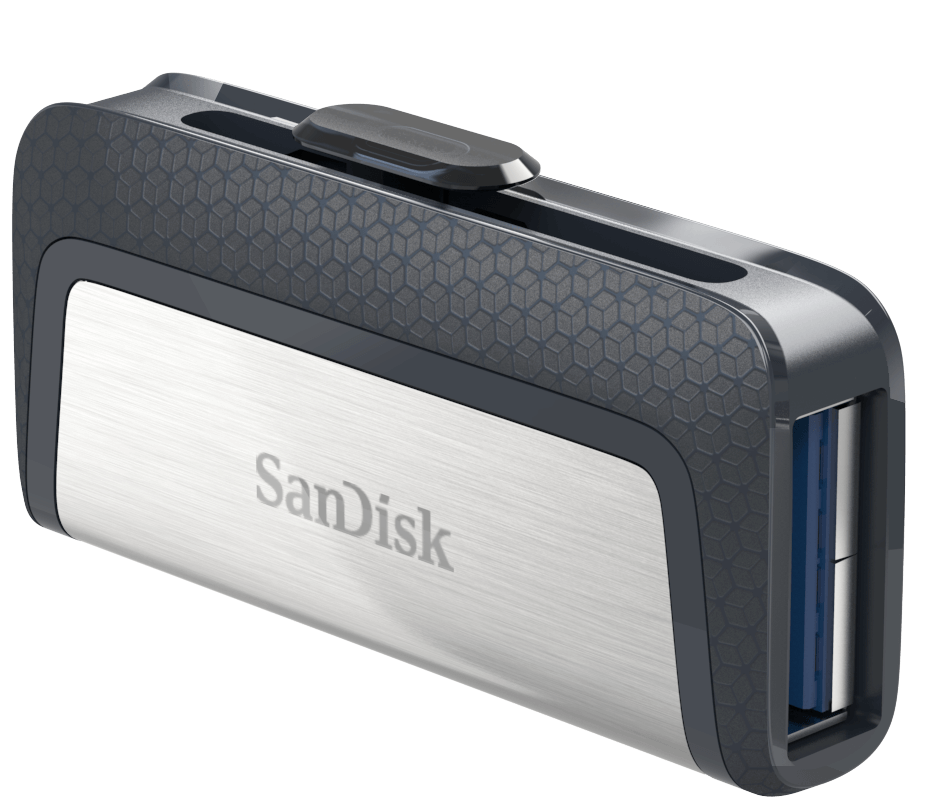 Външна памет USB-A 3.1 / USB-C SanDisk Ultra Dual, 128GB SDDDC2-128G-G46