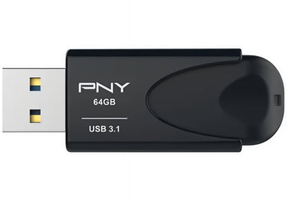 Външна памет USB-A 3.1 PNY Attache 4, 64Gb FD64GATT431KK-EF