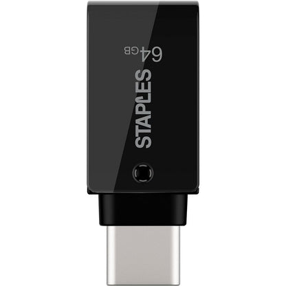 Външна памет USB-A 3.1 / USB-C Staples K23, 64Gb EKMMD64GK233CST