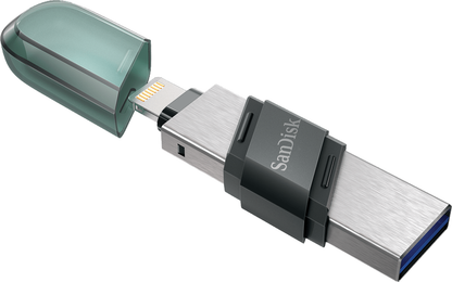 Външна памет USB-A 3.1 / Lightning SanDisk iXpand Flip, 64Gb SDIX90N-064G-GN6NN