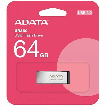 Външна памет USB-A 3.2 Adata UR350, 64Gb UR350-64G-RSR/BK 