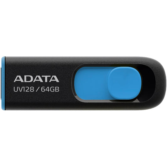 Външна памет USB-A 3.2 Adata UV128, 64Gb AUV128-64G-RBE 