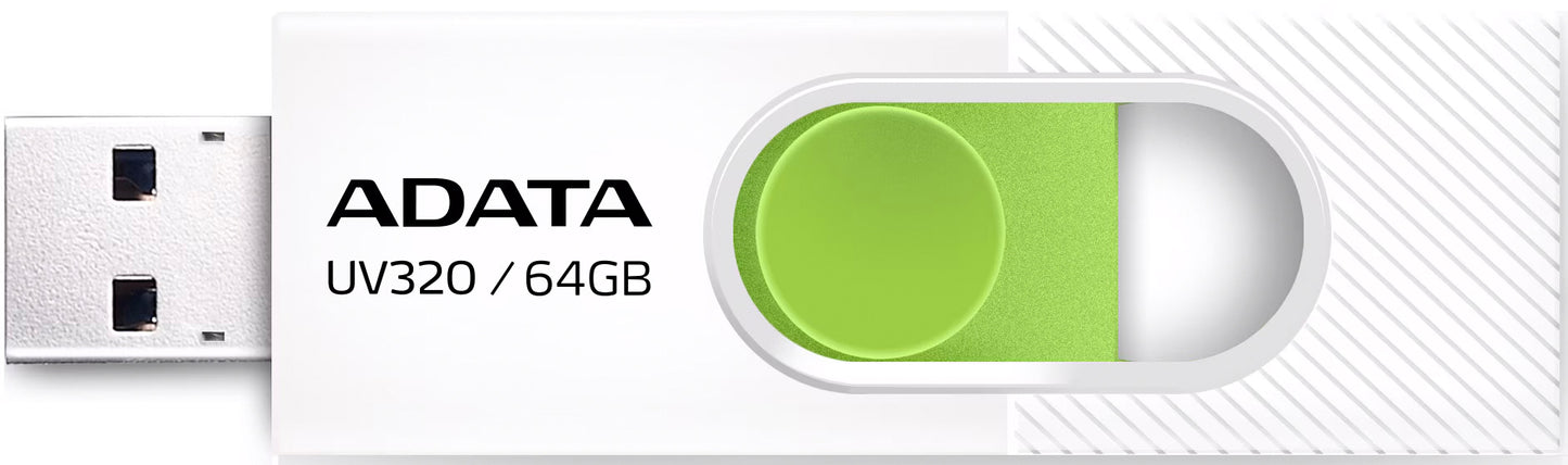 Външна памет USB-A 3.2 Adata UV320, 64Gb AUV320-64G-RWHGN