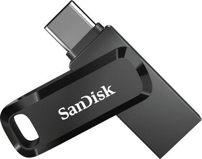 Външна памет USB-A 3.2 / USB-C SanDisk Ultra Dual Go, 1TB SDDDC3-1T00-G46
