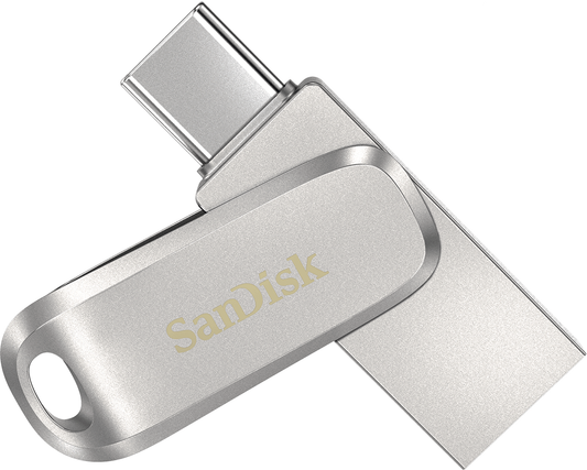 Външна памет USB-A 3.2 / USB-C SanDisk Ultra Luxe Dual Drive, 256Gb SDDDC4-256G-G46