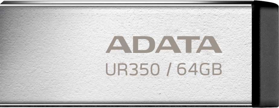 Външна памет USB-A 3.2 Adata UR350, 64Gb UR350-64G-RSR/BK 