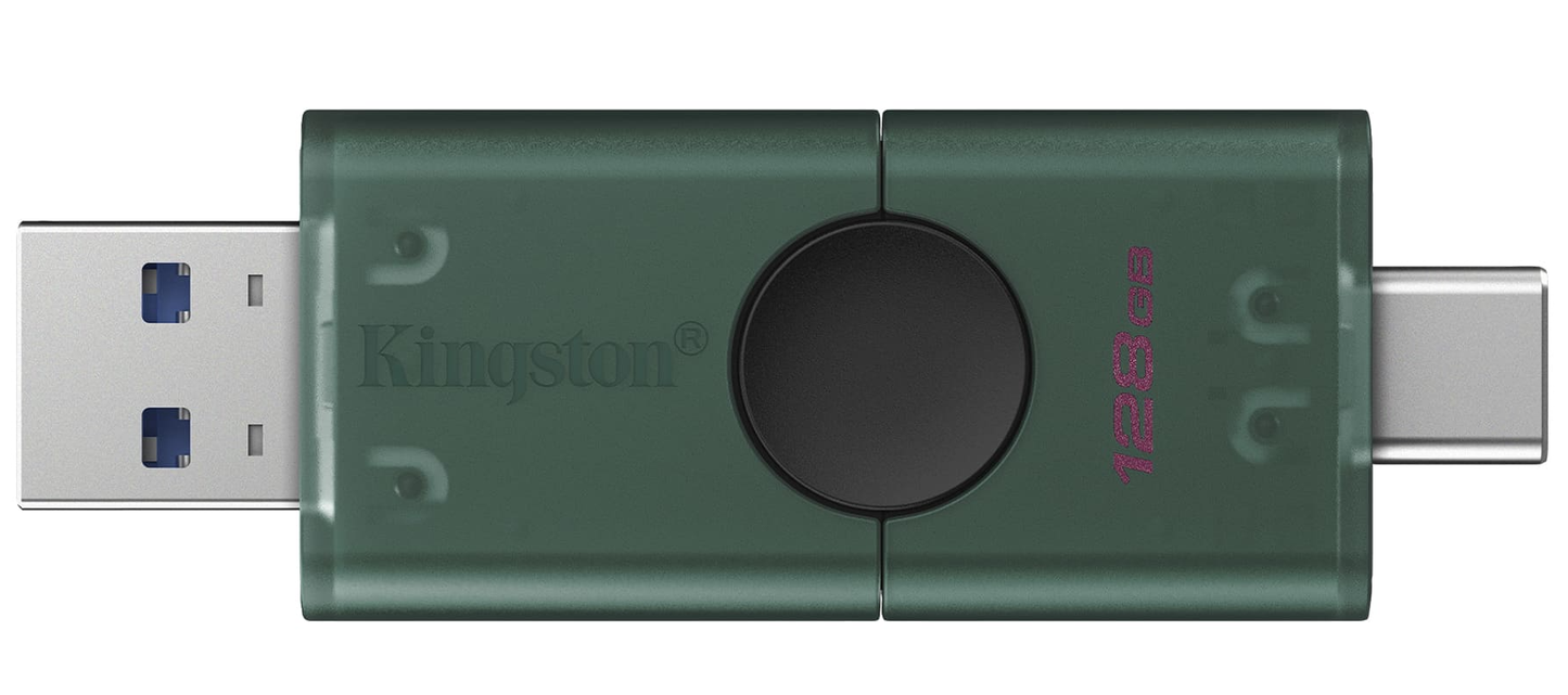 Външна памет USB-A 3.2 / USB-C Kingston Duo, 128Gb DTDEG2/128GB