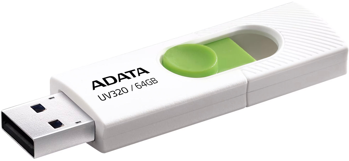 Външна памет USB-A 3.2 Adata UV320, 64Gb AUV320-64G-RWHGN