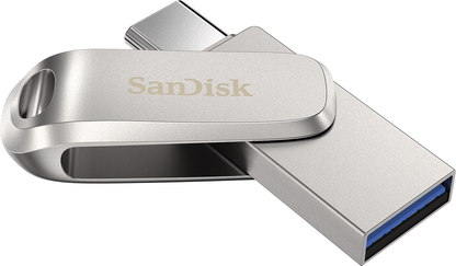 Външна памет USB-A 3.2 / USB-C SanDisk Ultra Luxe Dual Drive, 128Gb SDDDC4-128G-G46