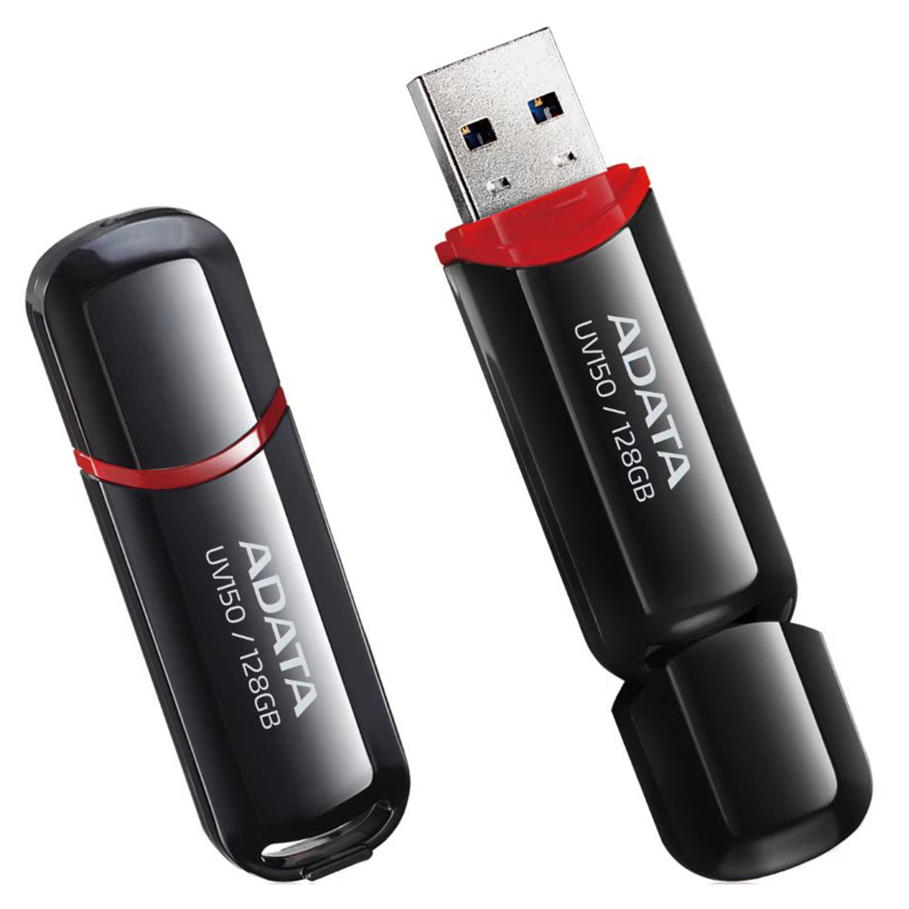 Външна USB-A 3.2 памет Adata UV150, 128 GB AUV150-128G-RBK