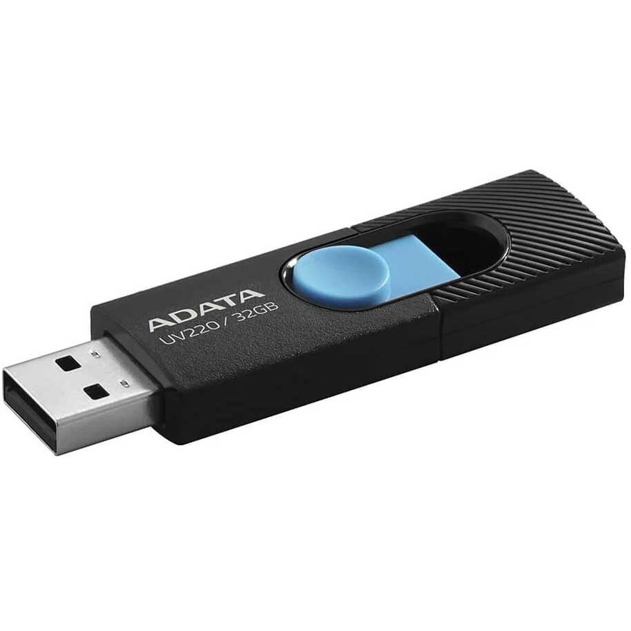 Външна памет USB-A Adata UV220, 32Gb AUV220-32G-RBKBL 