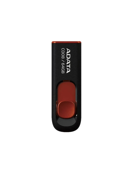 Външна памет USB-A Adata C008, 64Gb AC008-64G-RKD