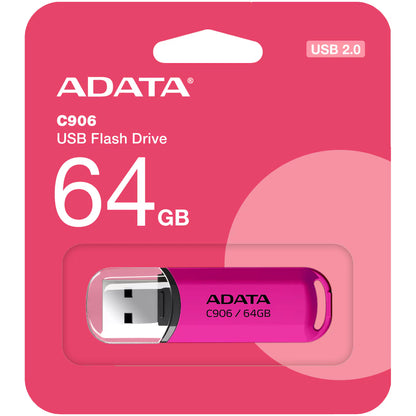 Външна памет USB-A Adata C906, 64Gb AC906-64G-RPP 