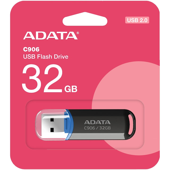 Външна памет USB-A Adata C906, 32Gb AC906-32G-RBK