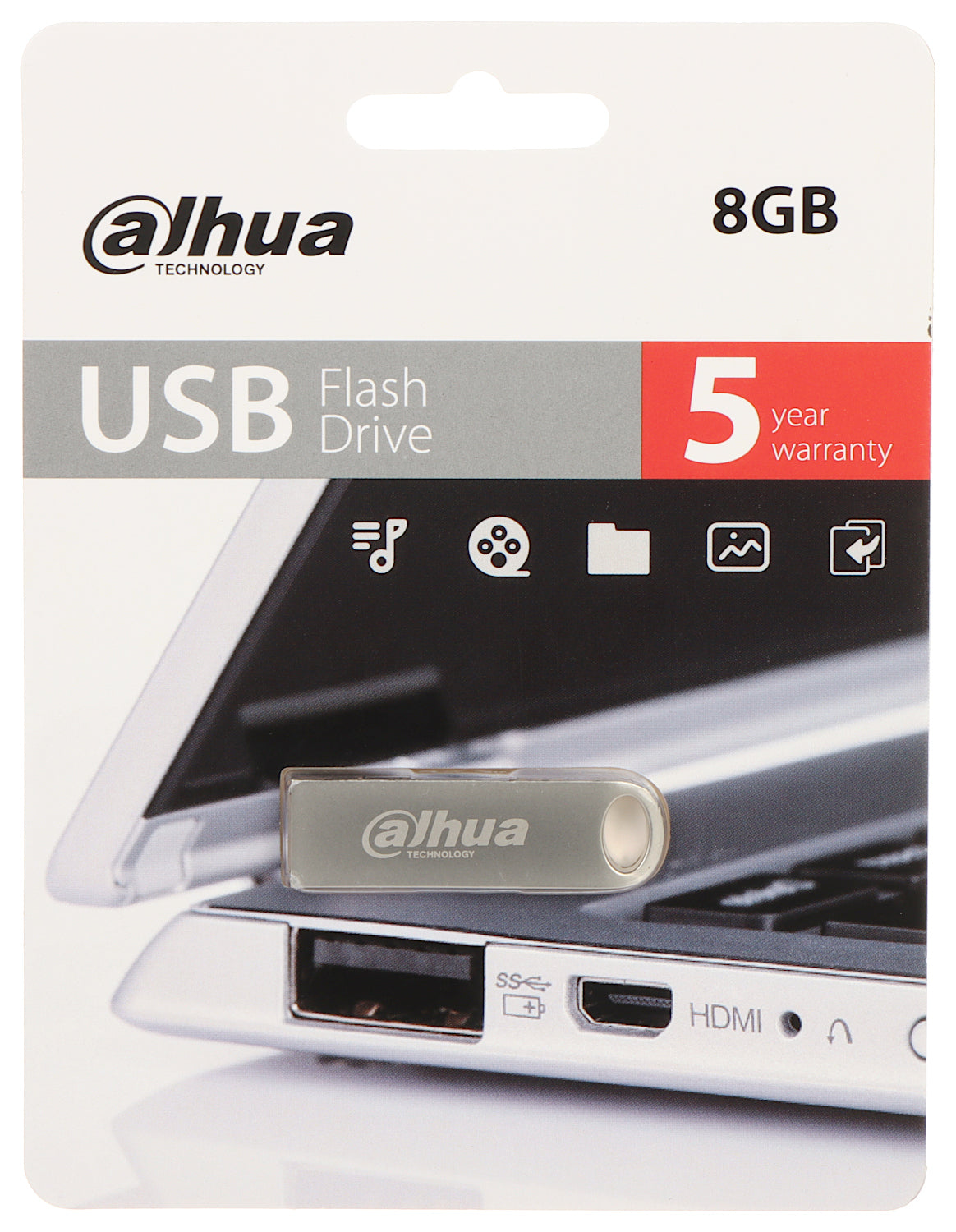 Dahua USB-A Външна памет USB-A, 8Gb DHI-USB-U106-20-8GB 