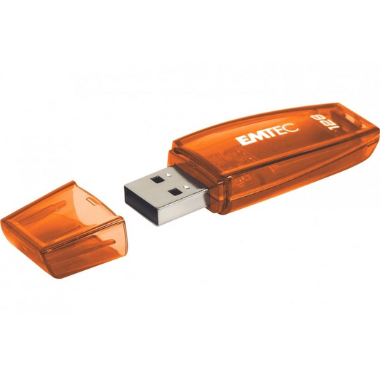 Външна памет USB-A Emtec C410 Color Mix, 128Gb ECMMD128G2C