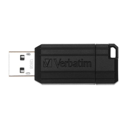 Външна памет USB-A Verbatim PenDrive Pinstripe, 128Gb