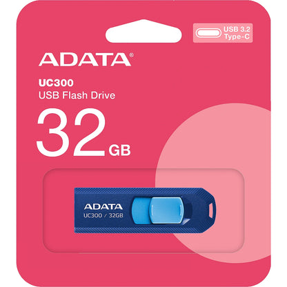 Външна памет USB-C Adata UC300, 32Gb ACHO-UC300-32G-RNB 