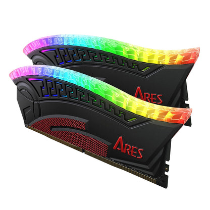 Памет RAM Dato Ares Armor, DDR4, RGB, 2 x 8GB, 3600Mhz, CL18, Черна AMRGB8GX216G36K