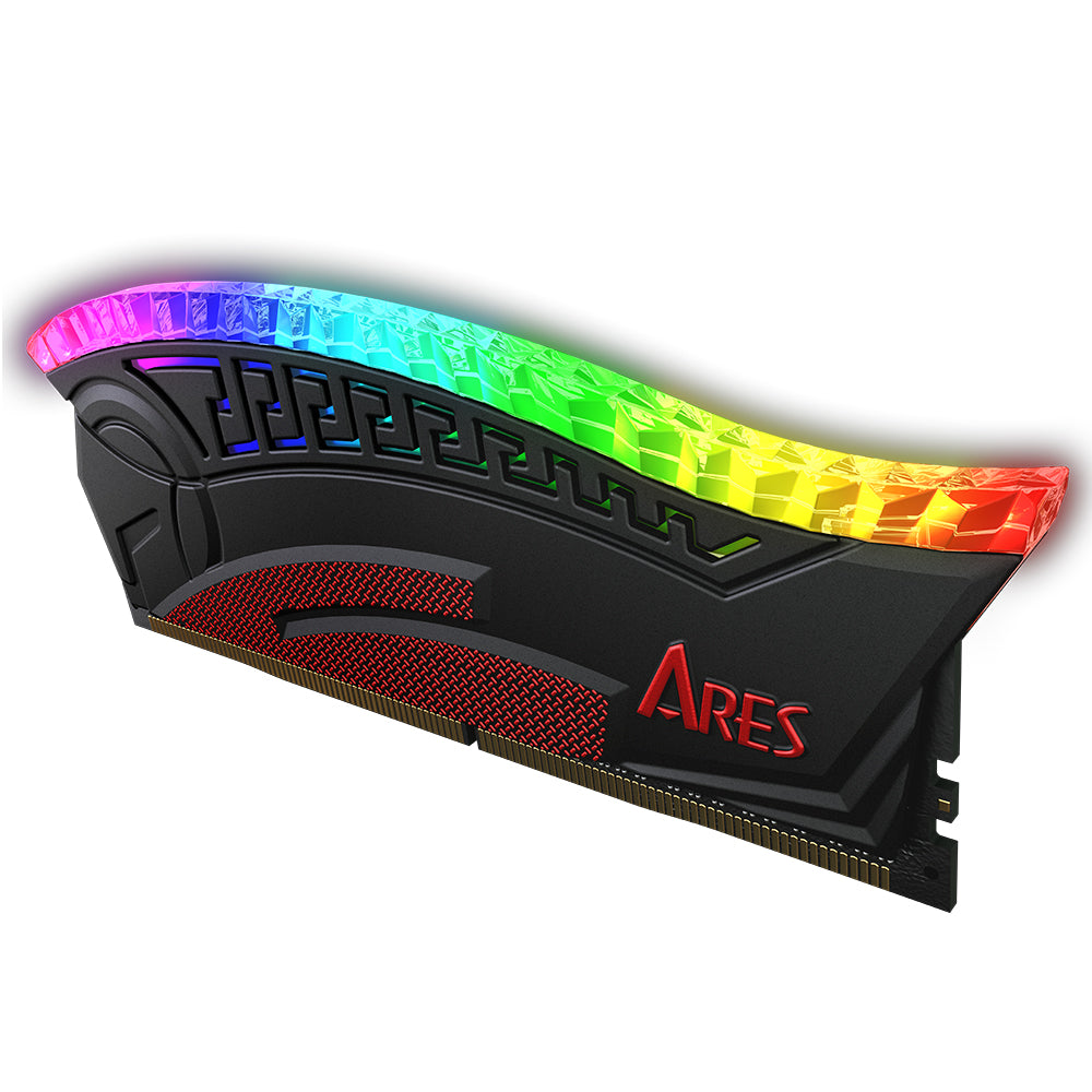 Памет RAM Dato Ares Armor, DDR4, RGB, 8GB, 3600Mhz, CL18, Черна AMRGB1G88G36K