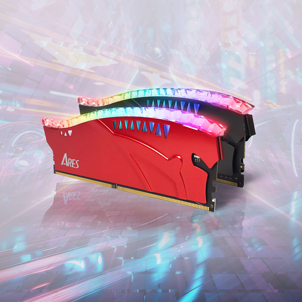 Dato Ares Armor Lite RAM Memory, DDR5, RGB, 32GB, 6000Mhz, Gray