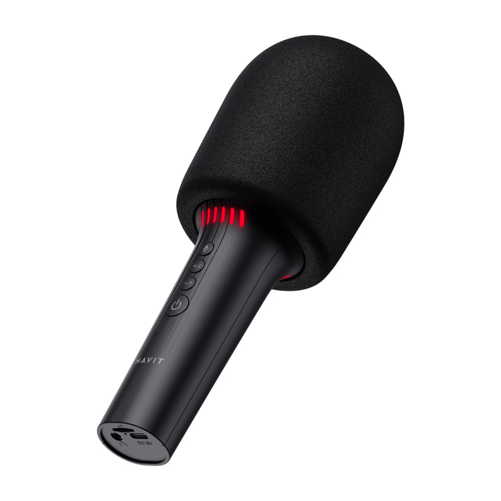 Bluetooth микрофон HAVIT SK851BT Karaoke, Черен