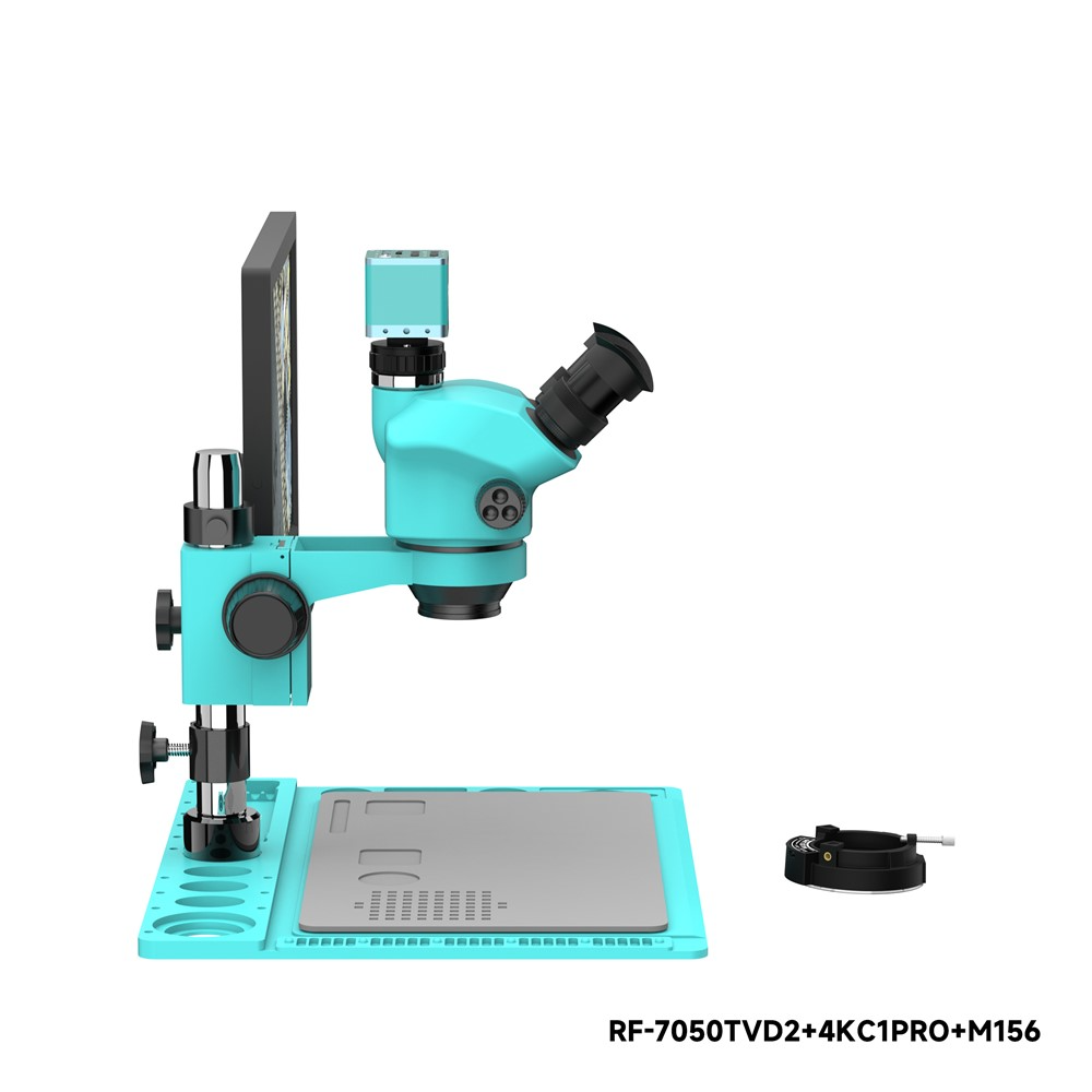 Microscope with Monitor and Camera RF4 RF-7050TVD2 + 4KC1PRO + M156