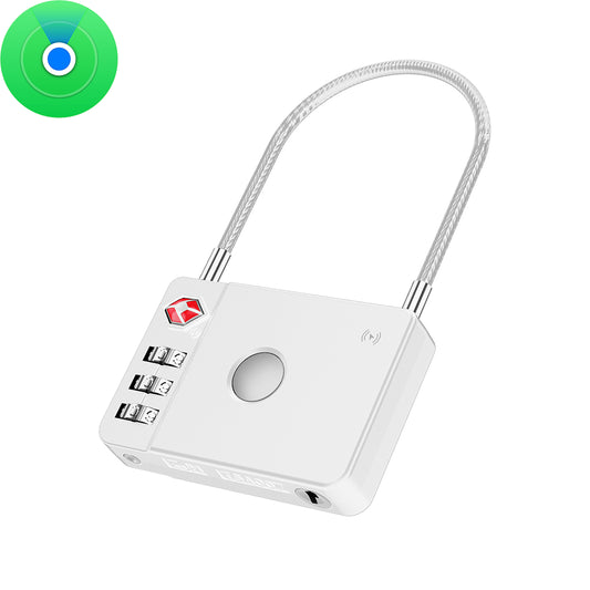 MiLi SmartTag MiLock Luggage за iOS Series, Бял HD-P16-L