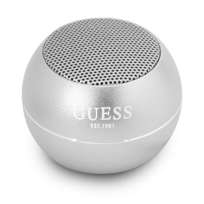Портативна Bluetooth колонка Guess, 3W, Сребриста