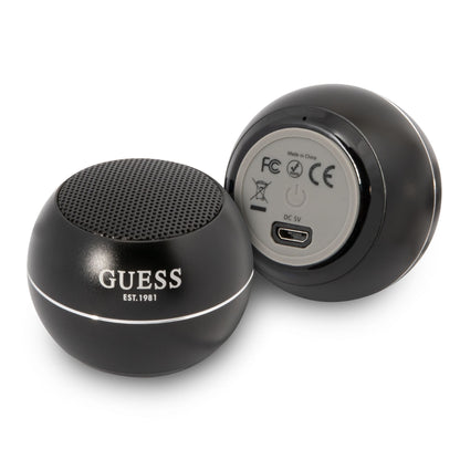 Портативна Bluetooth колонка Guess, 3W, Черна