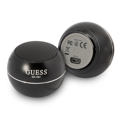 Портативна Bluetooth колонка Guess, 3W, Черна
