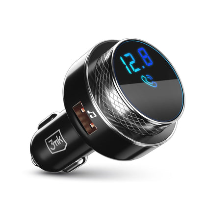 Bluetooth FM модулатор 3MK Hyper Car, 2 x USB-A - 1 x microSD