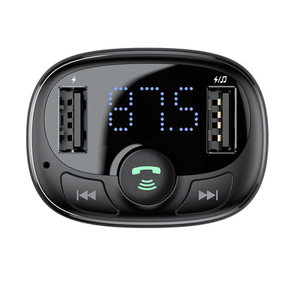 Bluetooth FM модулатор Baseus S-09A, 2 x USB-A - 1 x microSD 