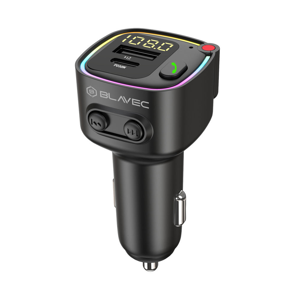 Blavec Flash TR-02 Bluetooth FM Modulator, 1 x USB-A - 1 x USB-C