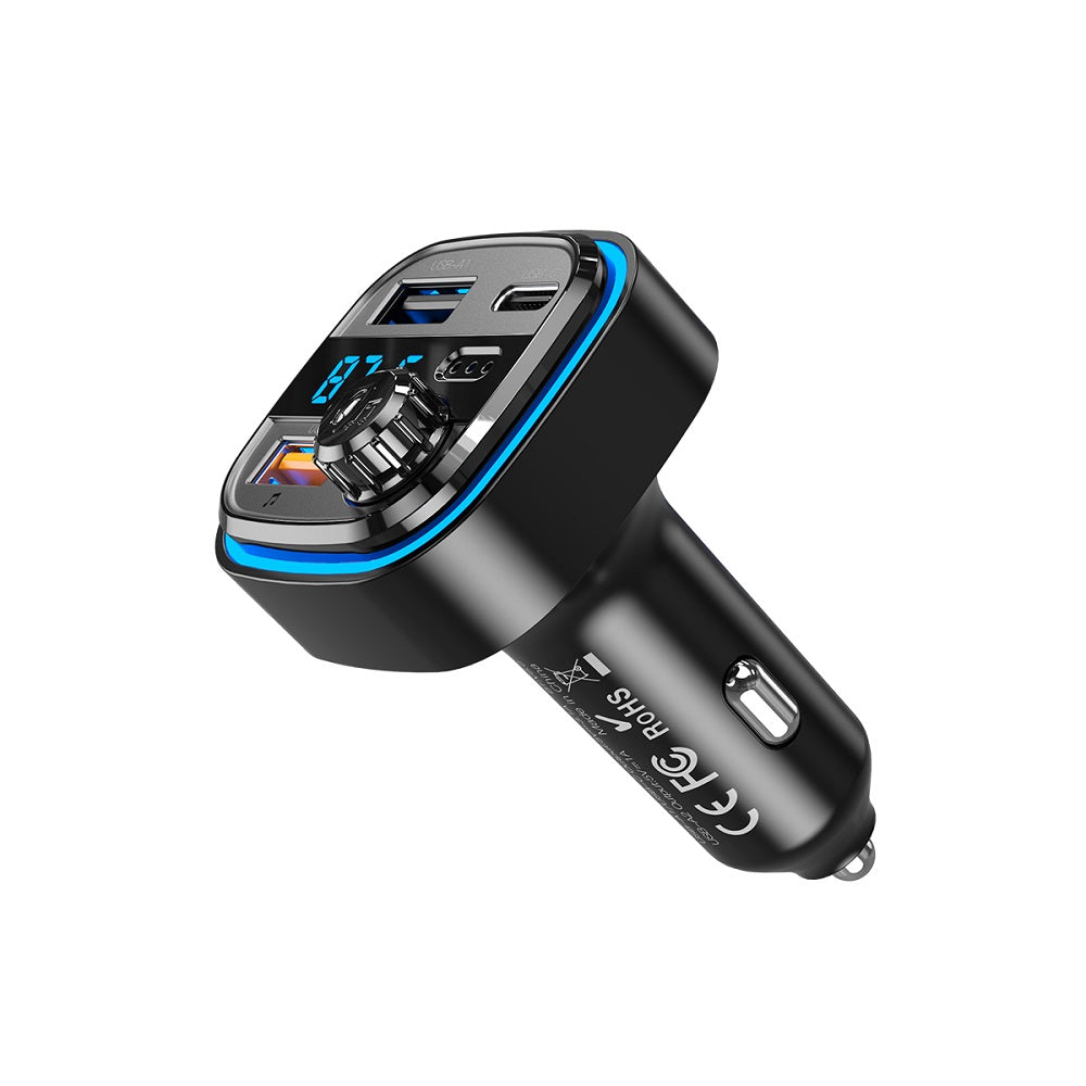 Blue Power Bluetooth FM модулатор BPBCC08, 2 x USB-A - 1 x USB-C