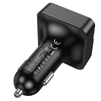 FM Bluetooth модулатор Borofone BC60 Hero, 2 x USB-A - 1 x USB-C