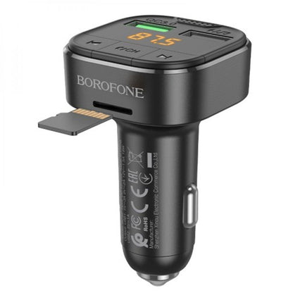 FM Bluetooth модулатор Borofone BC43 Flash, 2 x USB-A - 1 x microSD