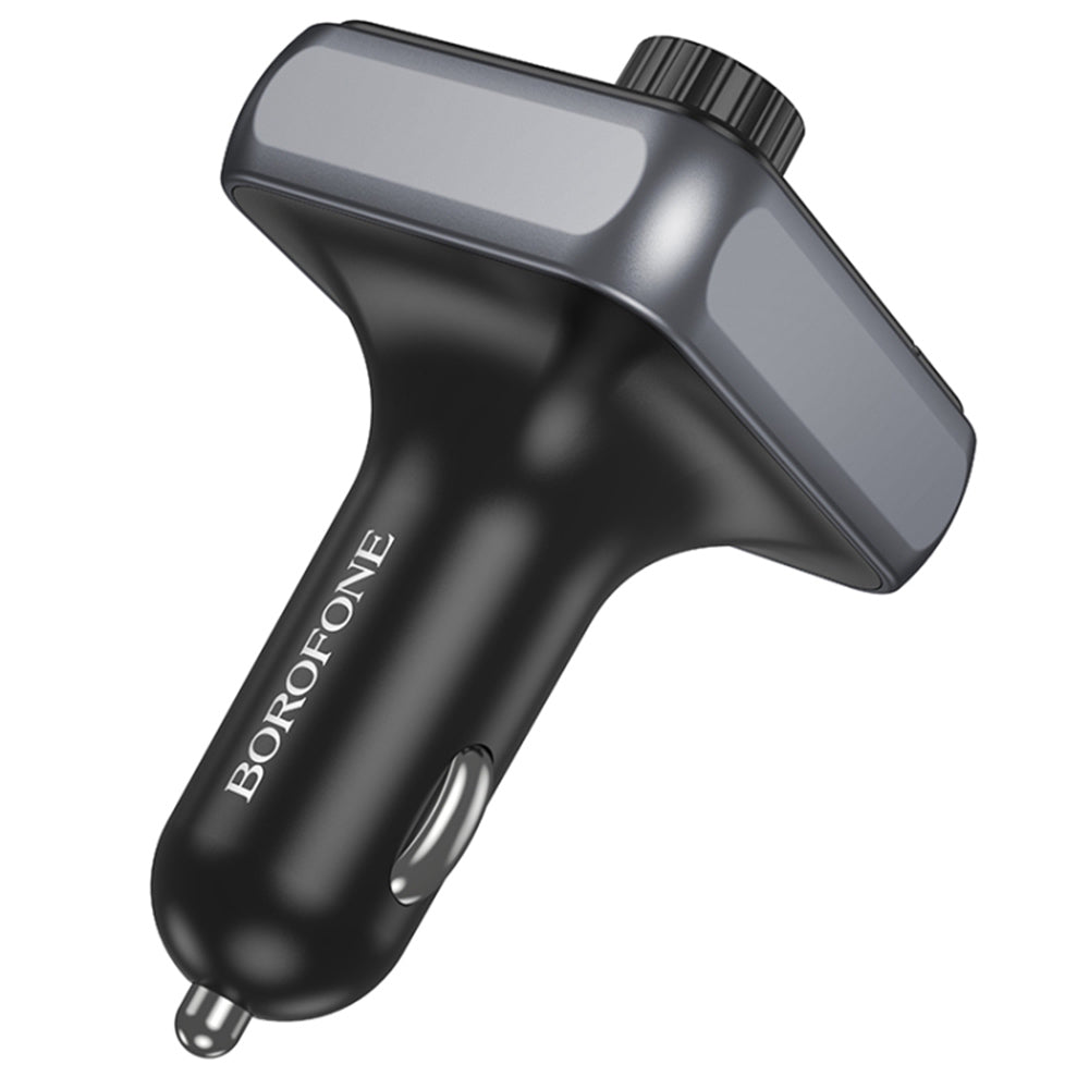 FM Bluetooth модулатор Borofone BC50 Ascenso, 2 x USB-A - 1 x USB-C