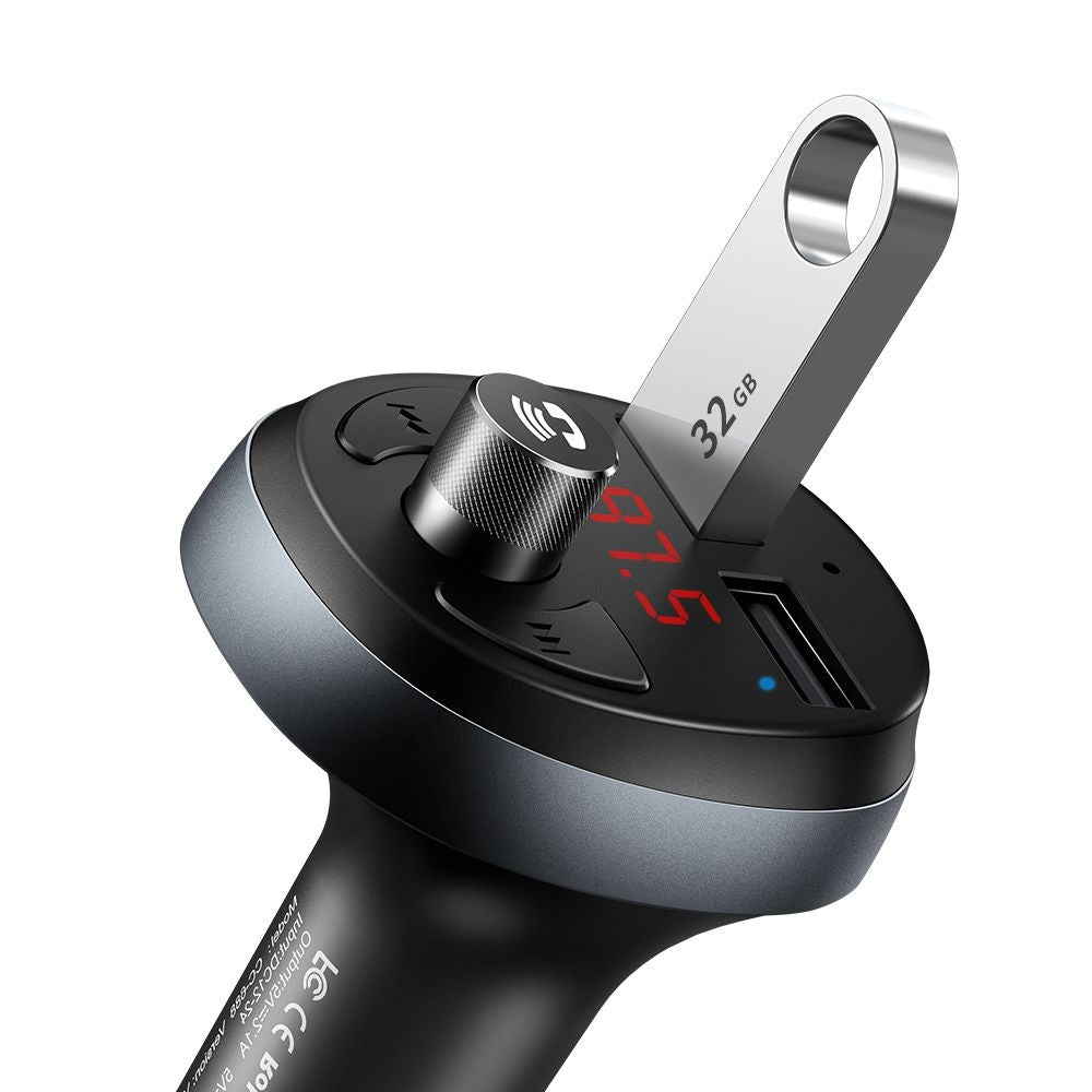 FM Bluetooth модулятор McDodo, 2 x USB-A