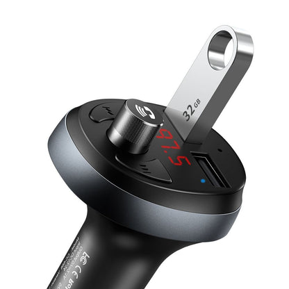 FM Bluetooth модулятор McDodo, 2 x USB-A
