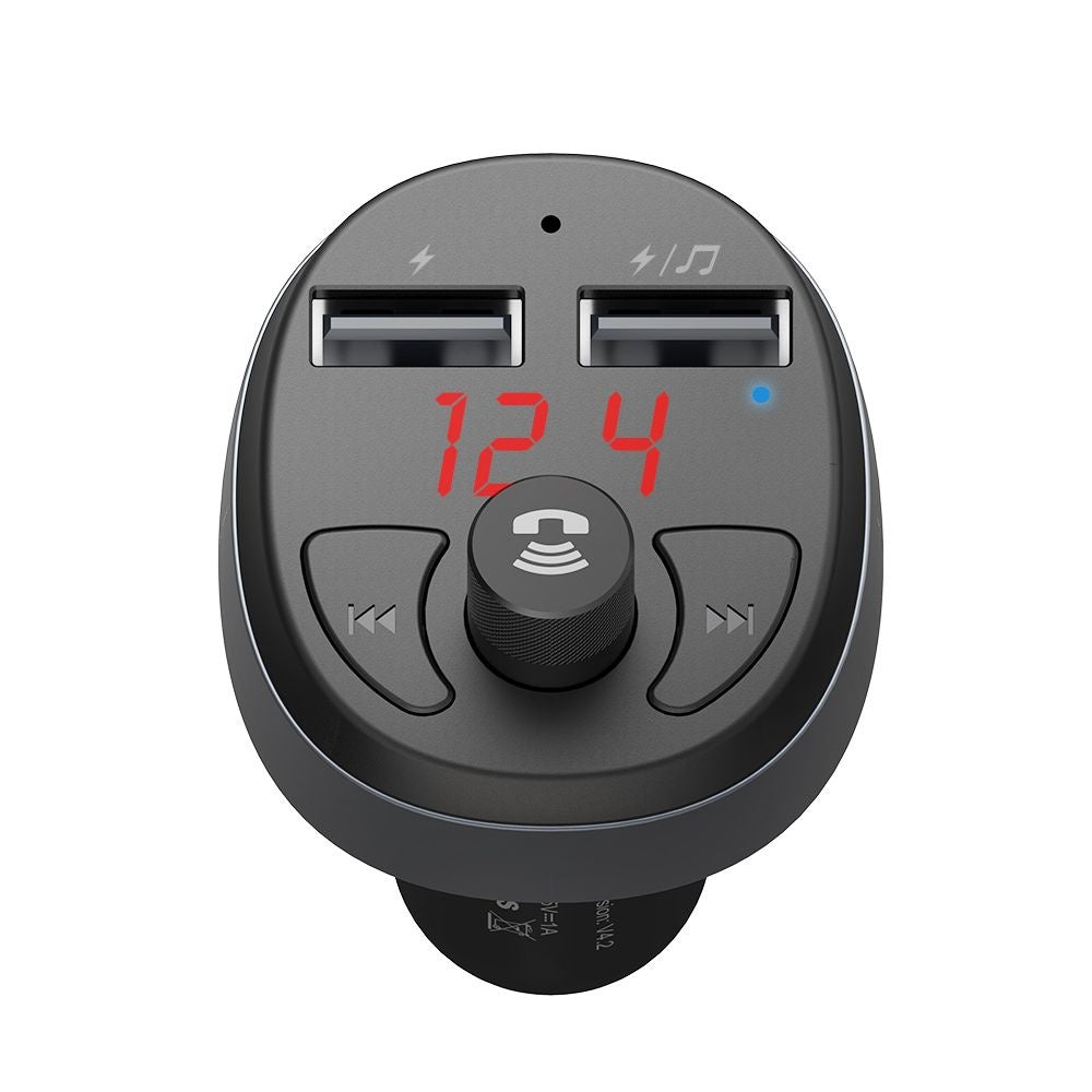 FM Bluetooth модулятор McDodo, 2 x USB-A